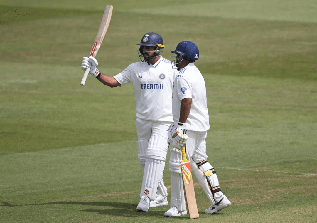 Nair-Sarfaraz added 181 runs for the third wicket. 