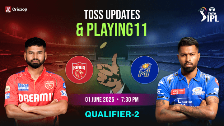 PBKS vs MI Qualifier 2 Toss updates