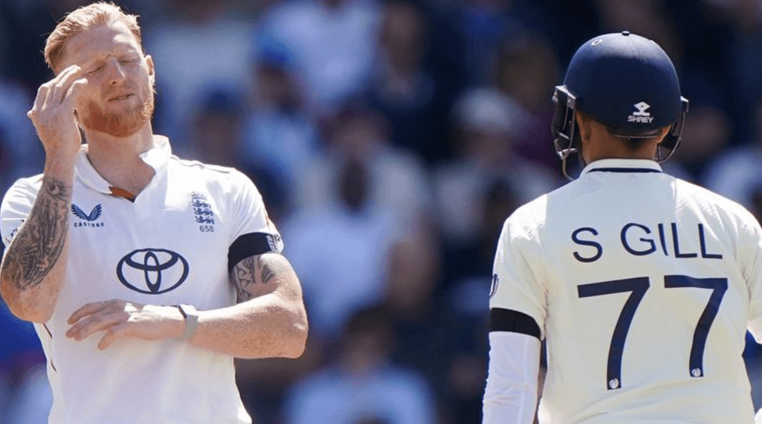 Gill and Jadeja partnership left Ben Stokes frustrated 